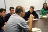 Dr. Micah Watson, assistant professor of political science, teaches a class.  - Photo by Morris Abernathy