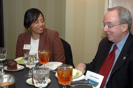 NAACP Summit. Jacqueline Taylor talks with Dr. David S. Dockery.