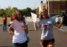 Holly Shea Garland and roommate Shelby Henson, new students from Henderson, TN, show their excitement on new student Move In Day. - Photo by Ebbie Davis