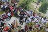 The Jackson and Union community comes together for the dedication of Providence Hall.
 - Photo by Victoria Stargel
