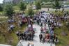 Members of the Jackson and Union community gather in front of Providence Hall at the dedication service. - Photo by Morris Abernathy