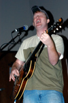 Christian comedian Brad Chad performs at Fall Fest 2003. - Photo by Jonathan Blair