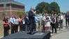President David S. Dockery leads the dedication service for the Hope Residence Complex.  - Photo by Morris Abernathy