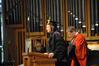 Carla Sanderson, provost and executive vice president, gives the invocation at the Fall Convocation service. - Photo by Morris Abernathy
