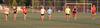 The ladies on the cross country team participate in a fun tradition coach Johnson started. At the beginning of the season they run laps barefoot to gain strength.  - Photo by Ebbie Davis