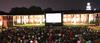Students enjoy the movie "How to Train Your Dragon" at the Movie on the Lawn, presented by SAC.  - Photo by Ebbie Davis