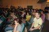Students enjoy a message given by Justin Wainscott in chapel.  - Photo by Beth Spain
