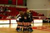 Union's volleyball team gets pumped up before beginning their game against Lyon College. The Lady Bulldogs won the match 3-1. - Photo by Deanna Santangelo