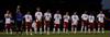 The Bulldog soccer team lines up for their game against Delta State, which ended in a victory of 3-0. - Photo by Ebbie Davis
