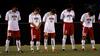The Bulldog soccer team has a prayer prior to their game against Delta State. - Photo by Ebbie Davis