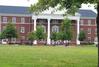 Students leave White Hall after classes let out.  - Photo by Victoria Stargel