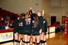 The Lady Bulldog volleyball team groups together before the game against Martin Methodist. The Lady Bulldogs won 3-1. - Photo by Deanna Santangelo