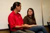Fonsi and Lesley Guilaran, both Union employees, talk about their experience with adopting Angel, their son from the Philippines, at Go Week: Reaching the Nations through Adoption. - Photo by Deanna Santangelo