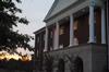 The sun sets behind Providence Hall on a late summer day.  - Photo by Victoria Stargel