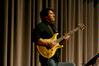 Dave Cleveland, guitarist for Keith and Kristyn Getty, plays the guitar during the concert in the George M. Savage Memorial Chapel. 
 - Photo by Deanna Santangelo