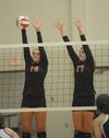 Caroline Robbins (13) and Anna Sims (17). - Photo by Morris Abernathy