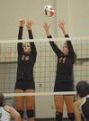 Caroline Robbins (13) and Anna Sims (17). - Photo by Morris Abernathy