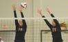 Caroline Robbins (13) and Anna Sims (17). - Photo by Morris Abernathy