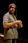 Curt Cloninger gives a hilarious performance in the W.D. Powell Theatre as part of the Lyceum.  - Photo by Deanna Santangelo