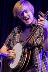 Austin Gray, freshman English major, performs with the band Flying Colours during All-Sing.  - Photo by Deanna Santangelo