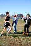 Caleb Creel, freshman theology major, runs in a Bulldog cross country race.  - Photo by Deanna Santangelo