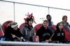 Union students bring out their winter attire to the soccer game against Mid-Continent University. - Photo by Ebbie Davis
