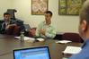 Roman Williams, assistant professor of sociology, teaches a class.  - Photo by Morris Abernathy