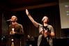 Students lead music in chapel. - Photo by Deanna Santangelo