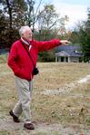 Raymond Mott, alum 1961, talks about the old administration building that used to be where he is standing. The class of 1961, came back to Union and took a tour of the old campus for their 50th reunion during homecoming weekend.  - Photo by Deanna Santangelo