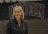 Kelly Elliott, head coach, watches the Lady Bulldog volleyball team play.  - Photo by Morris Abernathy
