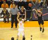 Kayla Hudson makes a 3-point shot during the exhibition games against the UT Lady Vols.  - Photo by Morris Abernathy