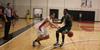 Daniel Kelley dribbles past his Life University opponent to look for a pass. 
 - Photo by Ebbie Davis