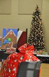 The Student Activities Council sponsors the annual Carl Perkins Christmas Party during which Union students work together to give Christmas gifts to a special child. The gifts wait in the Bowld Commons gym, which was transformed into a virtual North Pole.  - Photo by Victoria Stargel