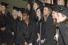 Graduates pose for a photograph before the 2010 Fall Commencement Services.  - Photo by Beth Spain