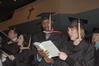 Stacy Miller and Lainey Miller-Ford, both receive their MBA, sing hymns as graduation begins at West Jackson Baptist Church. - Photo by Beth Spain