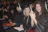 Students show excitement as the graduation ceremony comes to a close.  - Photo by Morris Abernathy