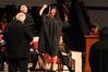 Jana Lawson, TESL major, celebrates receiving her diploma at the 2010 Fall Commencement Services.   - Photo by Kristi McMurry