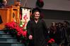 Emily Taylor, nursing graduate, smiles after receiving her diploma at the 2010 Fall Commencement Services.  - Photo by Kristi McMurry