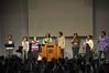MOSAIC choir sings at the beginning of Chapel. - Photo by Morris Abernathy