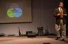 Dr. Read Schuchardt, professor of media ecology at Wheaton College, spoke in chapel about being present for people rather than being distracted by the "digital age." - Photo by Victoria Stargel
