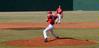 Matt Fike pitches in a double header against Oklahoma Wesleyan University. The Bulldogs were happy to have a nice sunny day to play ball and won both games.  - Photo by Victoria Stargel