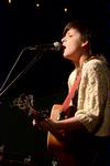 Reva Williams of Gretel opens up for Will Gray during the first Barefoots Joe concert of the semester. - Photo by Deanna Santangelo