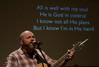 Members of City Fellowship Church lead music during chapel. - Photo by Ebbie Davis