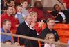 David and Lanese Dockery, president and first lady of the university, along with Tommy Sadler, director of athletics, take in game two of the NAIA National Championship. They came out to every game of the championship to cheer for the Lady Bulldogs.  - Photo by Morris Abernathy