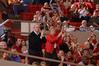David and Lanese Dockery, president and first lady of the university, cheer during game two of the NAIA National Championship. - Photo by Morris Abernathy