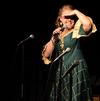 Jil Barron, sophomore theater and speech major, performs during Union's Broadway Cabaret event held in the W.D. Powell Theater.  - Photo by Abigail Harris