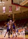 Zeinab Chan attacks the basket. Union Lady Bulldogs play Olivet Nazarene in the second round of the 2011 NAIA Division I Women's Basketball National Championship. - Photo by Ebbie Davis