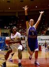 Lavanda Ross goes up for a shot during the second game of the NAIA National Championship. The Lady Bulldogs defeated Olivet Nazarene to advance to the quarterfinals.  - Photo by Ebbie Davis
