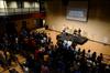 Students lead music at the first Abraham's Altar event held in the Bowld Student Commons. - Photo by Ebbie Davis