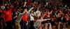Lady Bulldogs fans erupt with excitement during the game against Bethel University. The Lady Bulldogs won 73-49. - Photo by Ebbie Davis